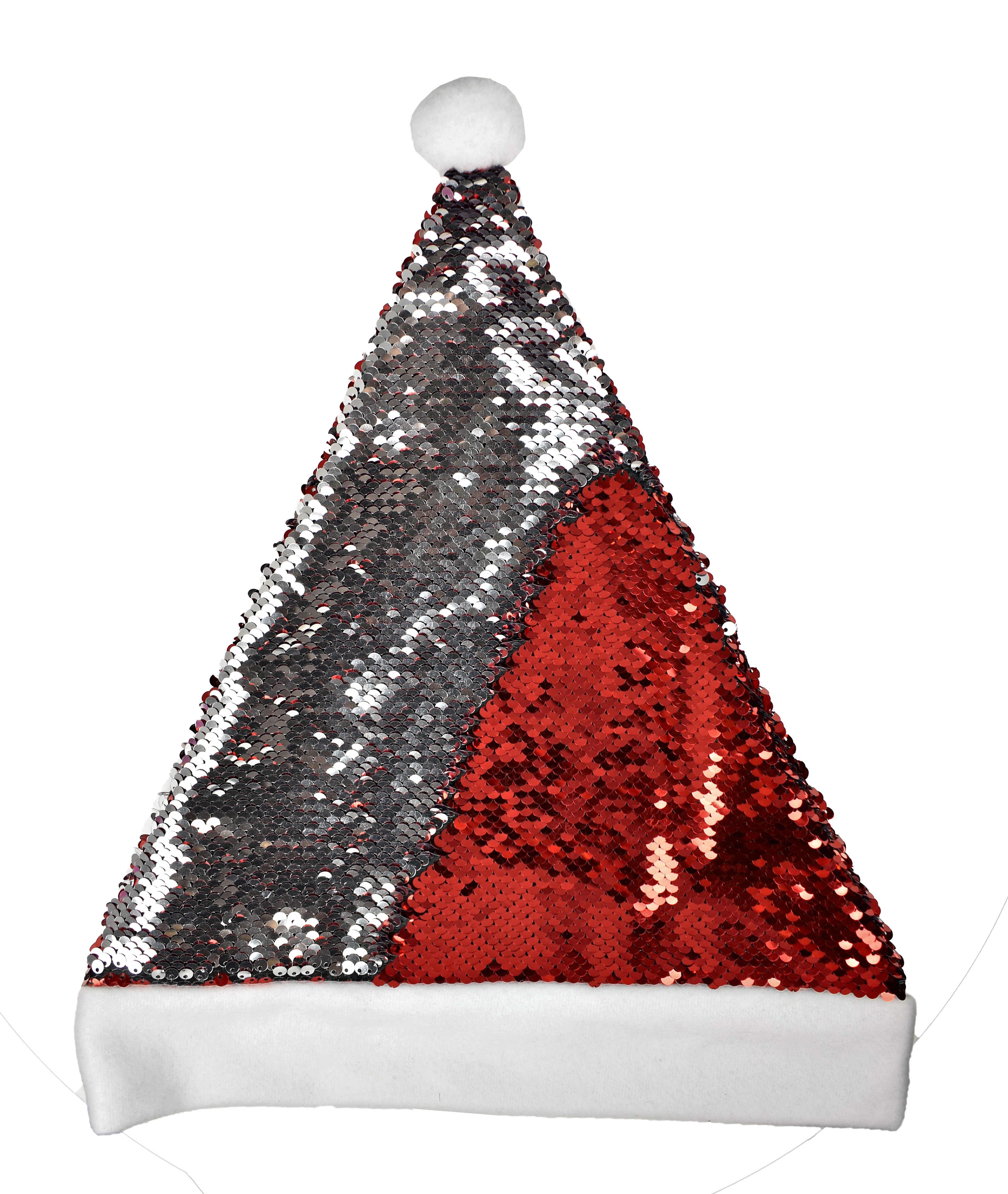 Christmas Hat / Nikolaus Mütze mit Pailletten