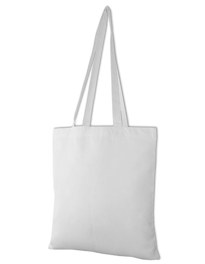Long Handle Carrier Bag White 42 x 38 cm