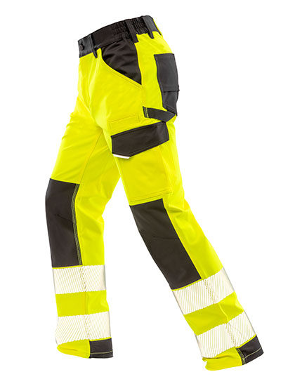 Recycled Dynamic Stretch Safety Trouser Fluorescent Yellow 4XL