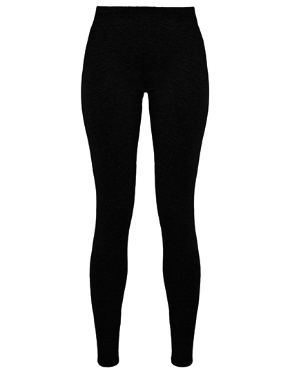 Build Your Brand Damen Stretch Jersey Leggings Black 5XL