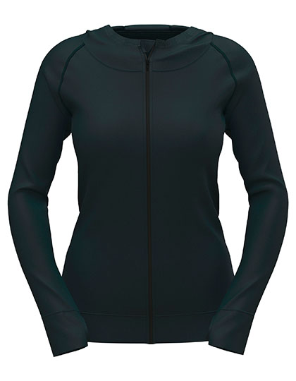 Seamless Sports Jacket Women Blue Midnight XS