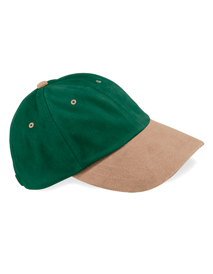 Beechfield Low Profile Heavy Brushed Cotton Cap Forest Green