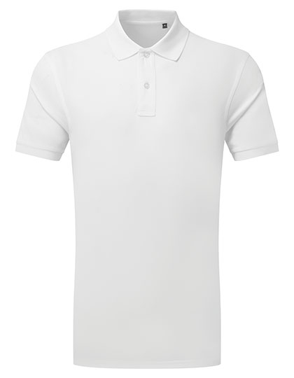 Herren Performance-Poloshirt aus recyceltem Polyester White 5XL