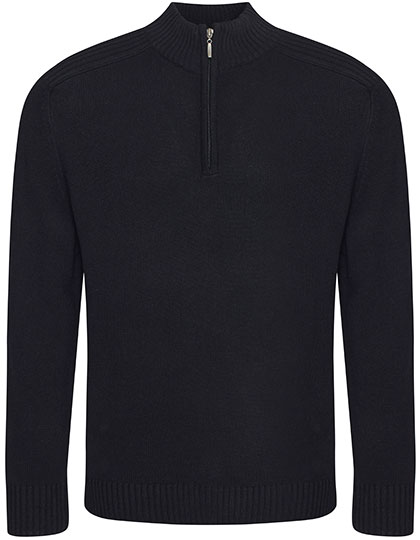 Wakhan 1/4 Zip Sustainable Sweater Black XS