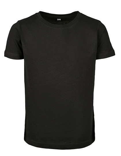 Build Your Brand Mädchen Short Sleeve Tee Black 158/164