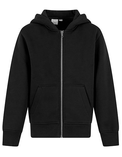 Kids Oversized Zip Hoody Black 158/164