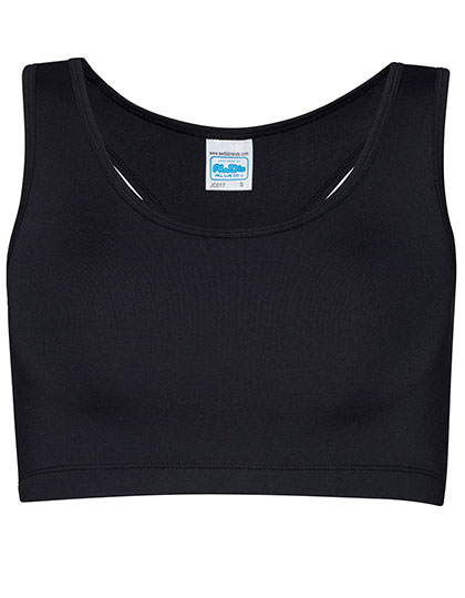 Women´s Cool Sports Crop Top Jet Black XXS