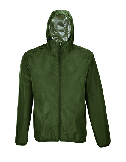 Unisex Waterproof Windbreaker Jacket Andrea Deep Khaki 3XL