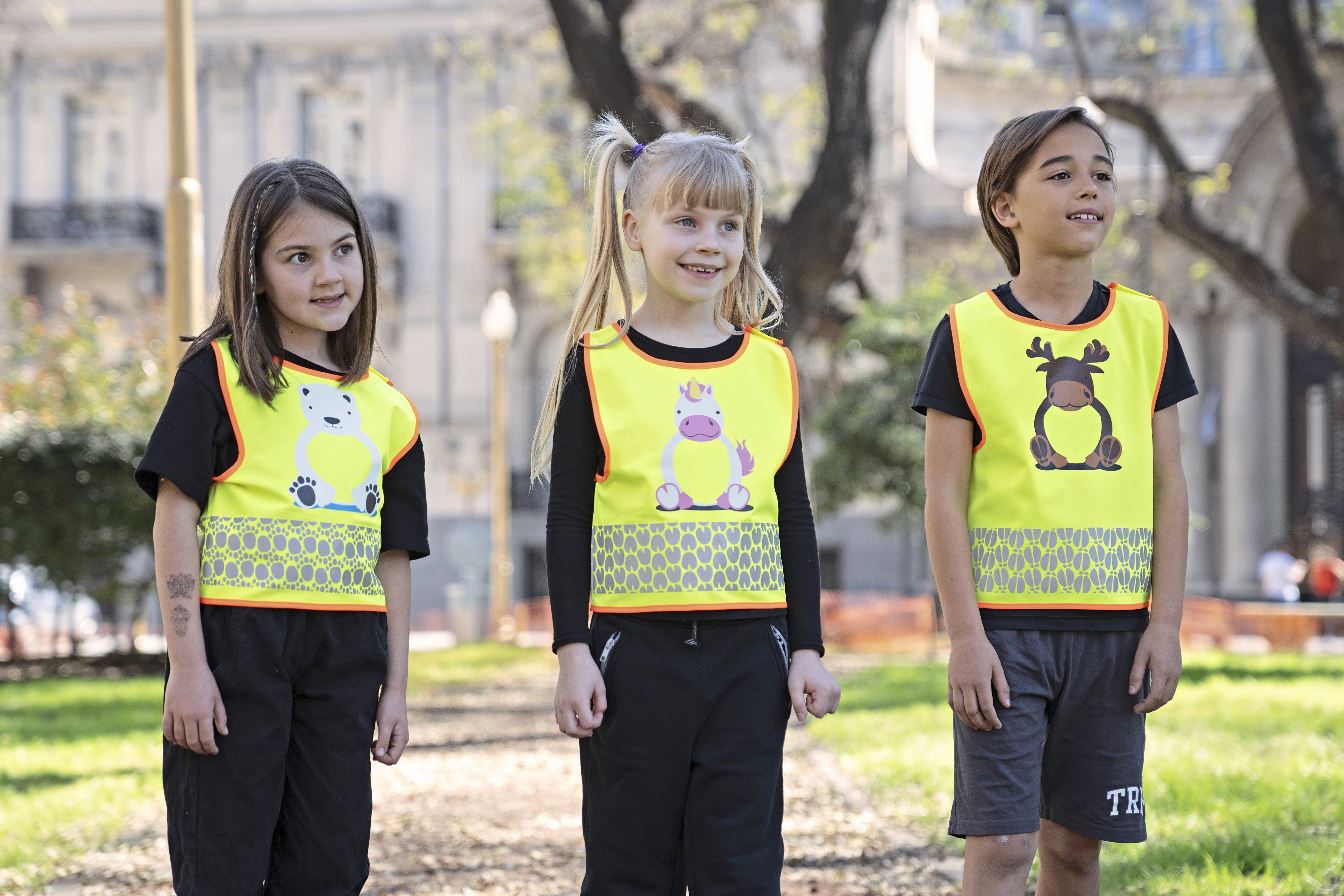 Children's Safety Vest Funtastic Wildlife CO² Neutral