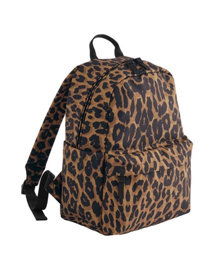 Leopard Print Mini Backpack Leopard Print 35 x 27,5 x 15 cm