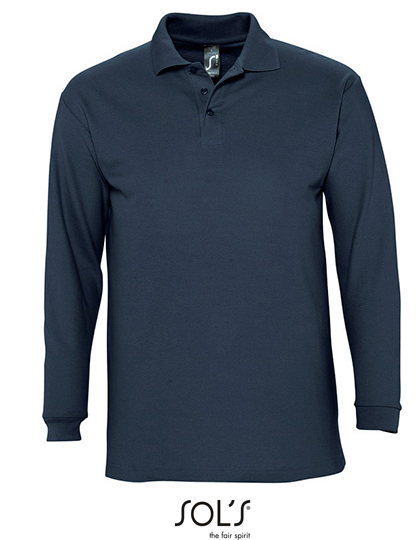 Long Sleeve Polo Winter II Navy XXL