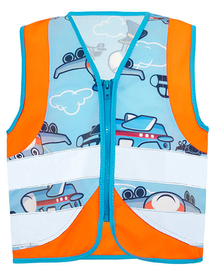 Children´s Safety Vest Action Vehicle Fun CO² Neutral Plane S (8-10 years)