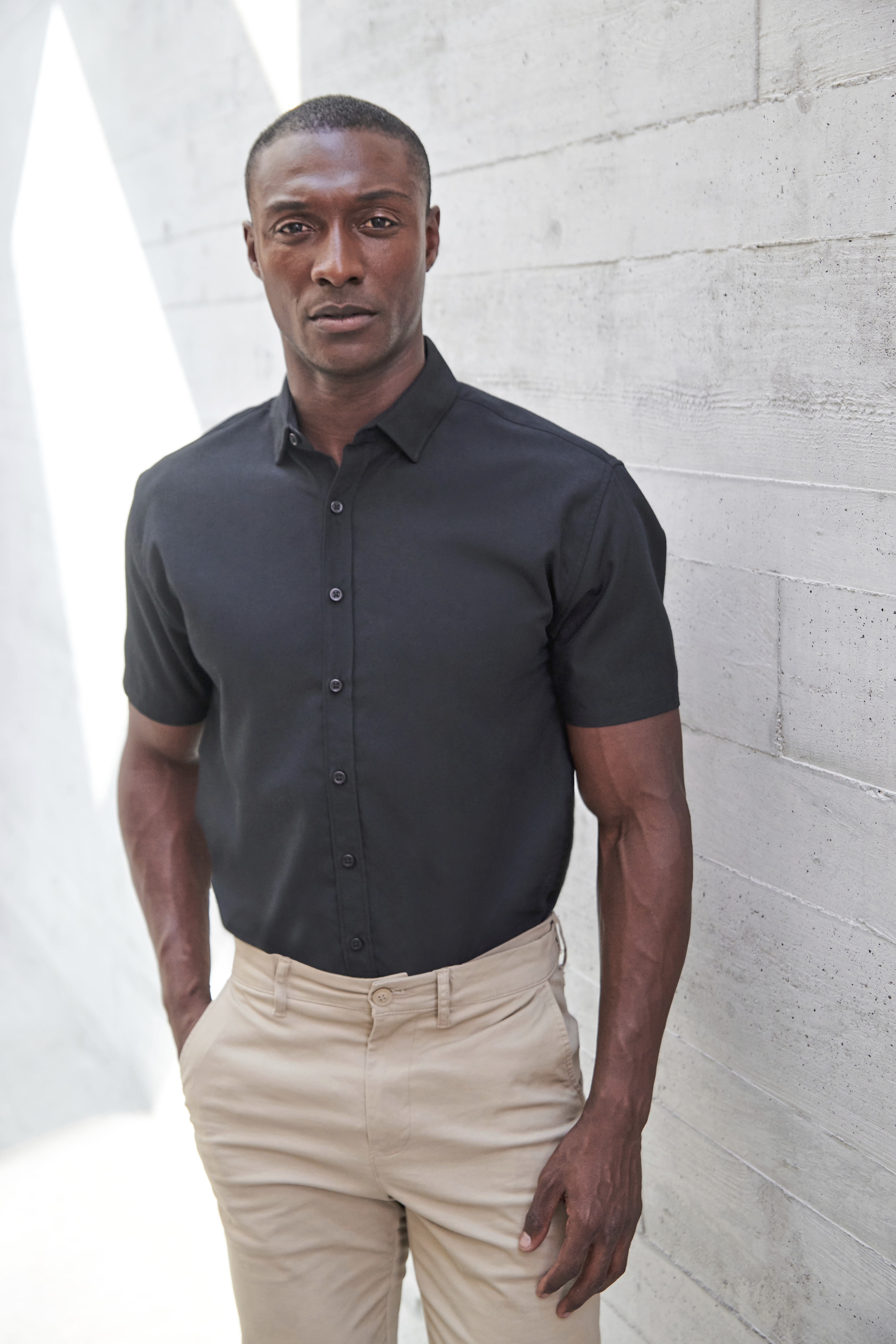Men´s Short Sleeved ´Cotton Feel´ Coolplus® Shirt
