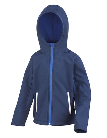 Youth TX Performance Hooded Soft Shell Jacket Navy / Royal XXL (13-14)