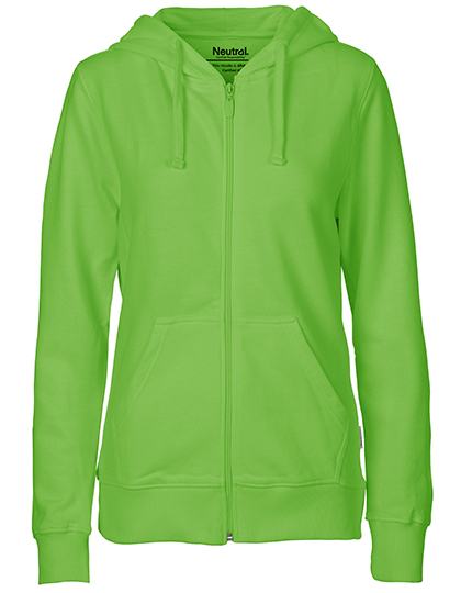 Ladies´ Zip Hoodie Lime XXL