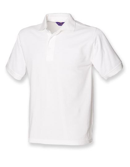 Men´s 65/35 Classic Piqué Polo Shirt White 5XL