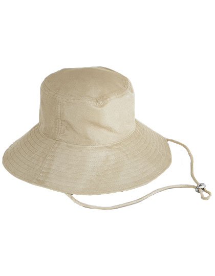 Beechfield Wide Brim Sun Hat Warm Sand