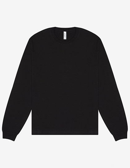 Unisex Heavyweight Long Sleeve Tee Black 3XL