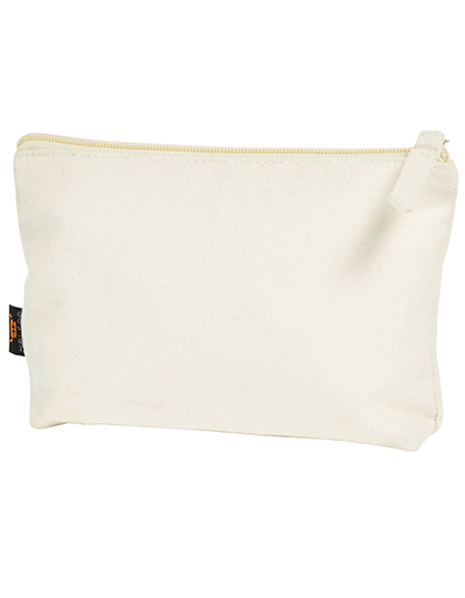Zipper Bag Organic S Nature 20 x 12 x 4 cm