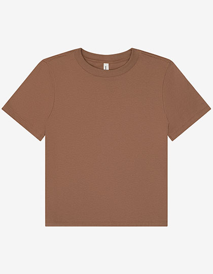 Women´s Heavy Boxy Tee Vintage Brown 3XL