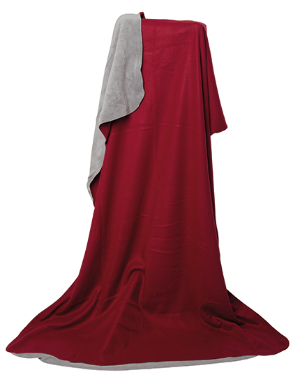 Duodecke Fleece/Coral Red 180 x 130 cm