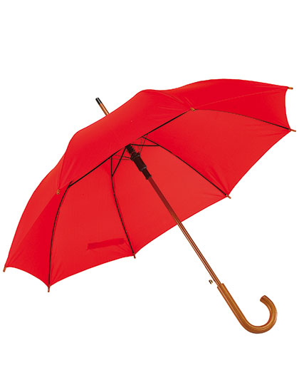 Automatischer Holzstockschirm Boogie Red Ø approx. 103 cm