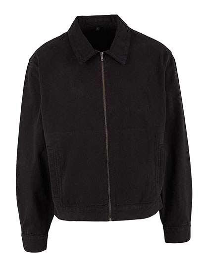 Build Your Brand Basic Workwear Jacket Black 5XL