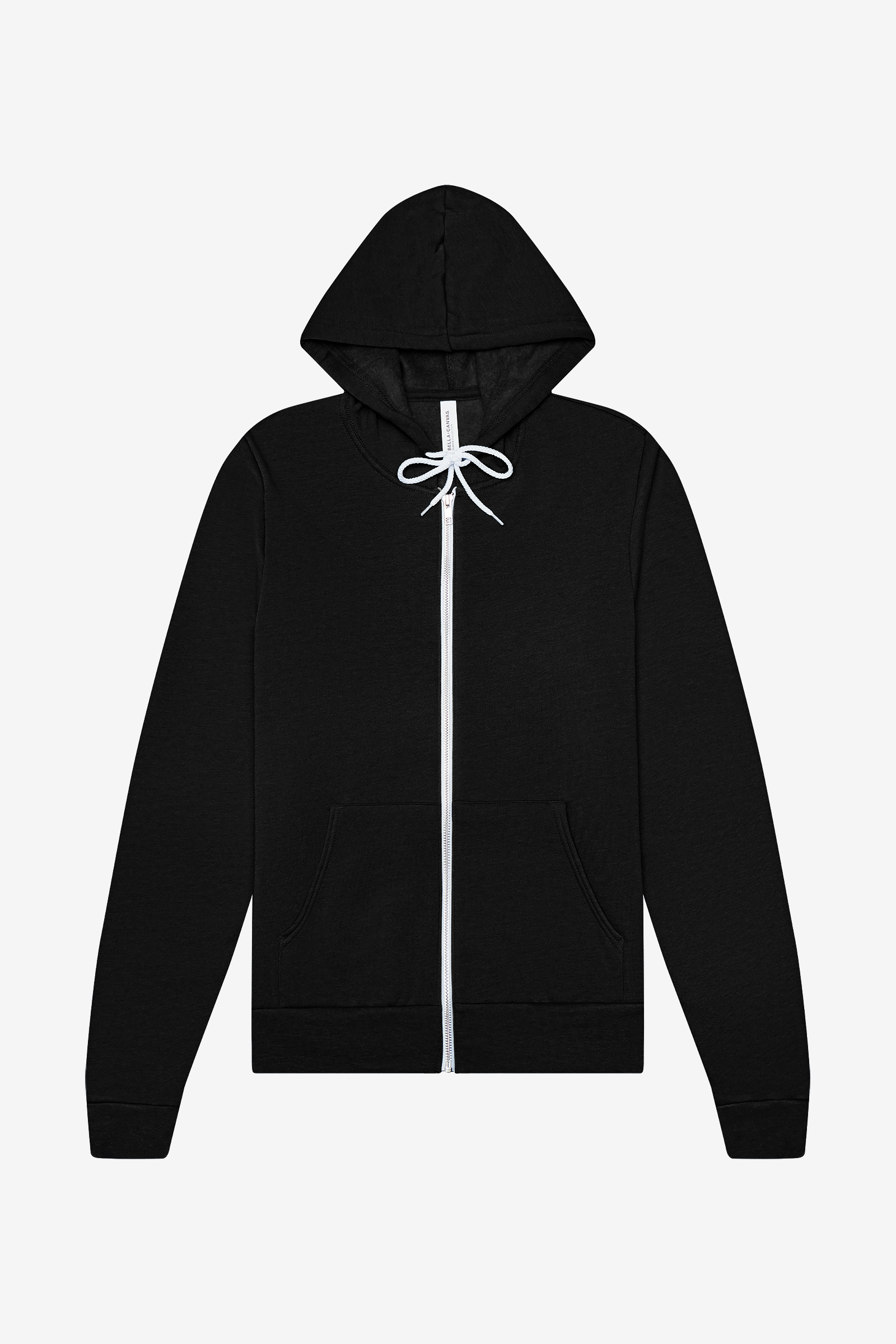 Unisex Poly-Cotton Fleece Full-Zip Hoodie