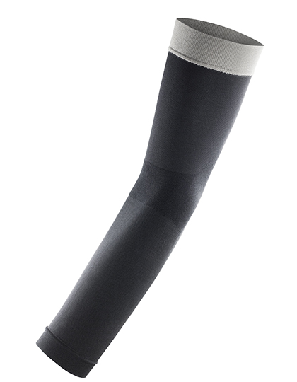 Compression Arm Sleeves (2 per pack) Black / Grey XL (4)