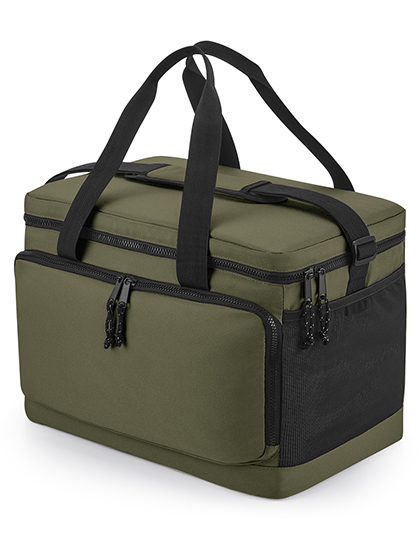Recycled Large Cooler Shoulder Bag Military Green 40 x 26 x 28 cm