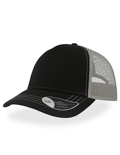 Atlantis Rapper Canvas Cap Black / Grey One Size
