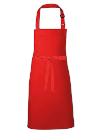 Barbecue Apron Adjustable Red 73 x 90 cm