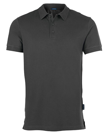 Men´s Luxury Stretch Polo Dark Grey 5XL