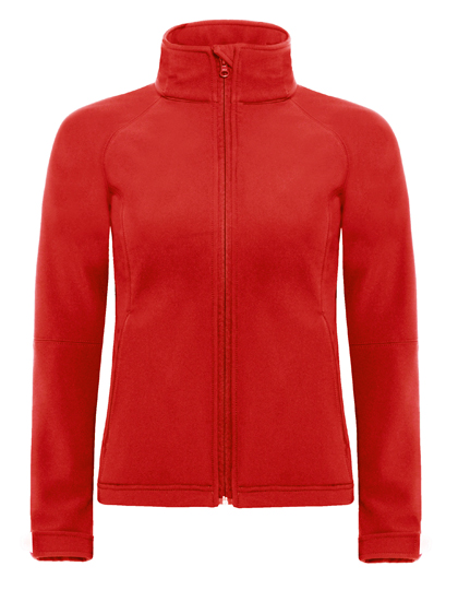 B&C Collection Women´s Hooded Softshell Red XS