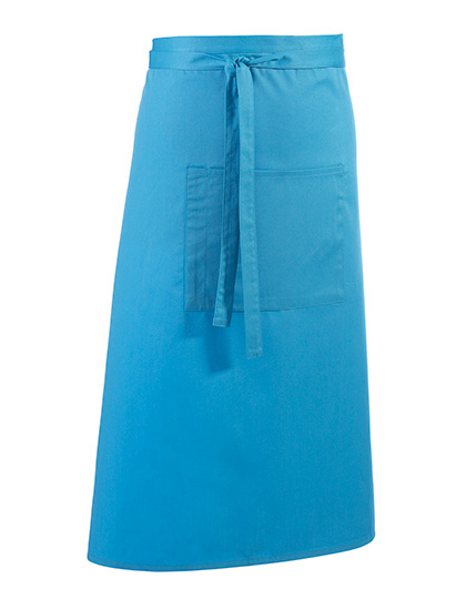 Colours Collection Bar Apron Turquoise (ca. Pantone 312C) 90 x 80 cm