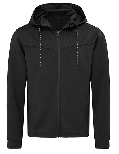 Recycled Scuba Jacket Black Opal XXL