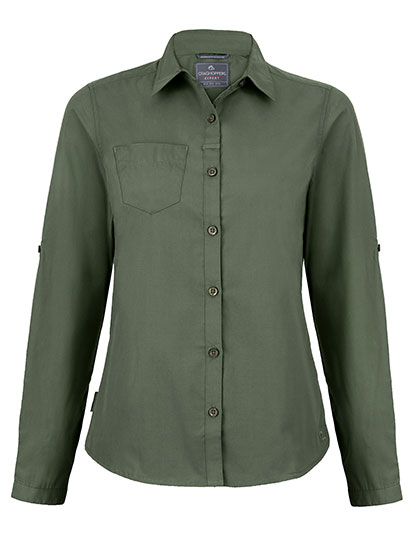 Expert Womens Kiwi Long Sleeved Shirt Dark Cedar Green 34 (8)
