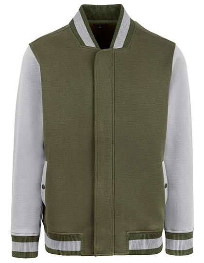 Men´s Premium College Jacket Olive 5XL