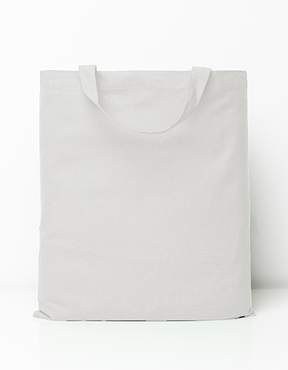 Cotton Bag Short Handles White approx. 38 x 42 cm
