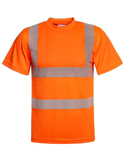 Hi-Vis Broken Reflective Premium T-Shirt Alhambra Signal Orange 5XL