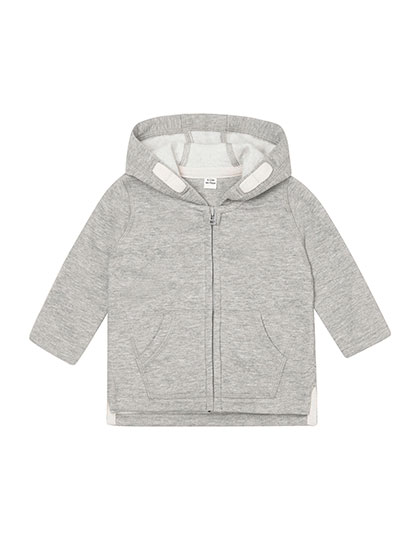 Baby Zipped Hoodie Heather Grey Melange 4-5 years