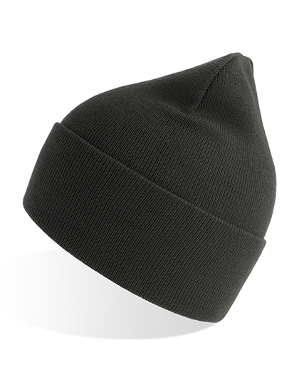 Atlantis Pure Beanie Dark Grey Melange One Size