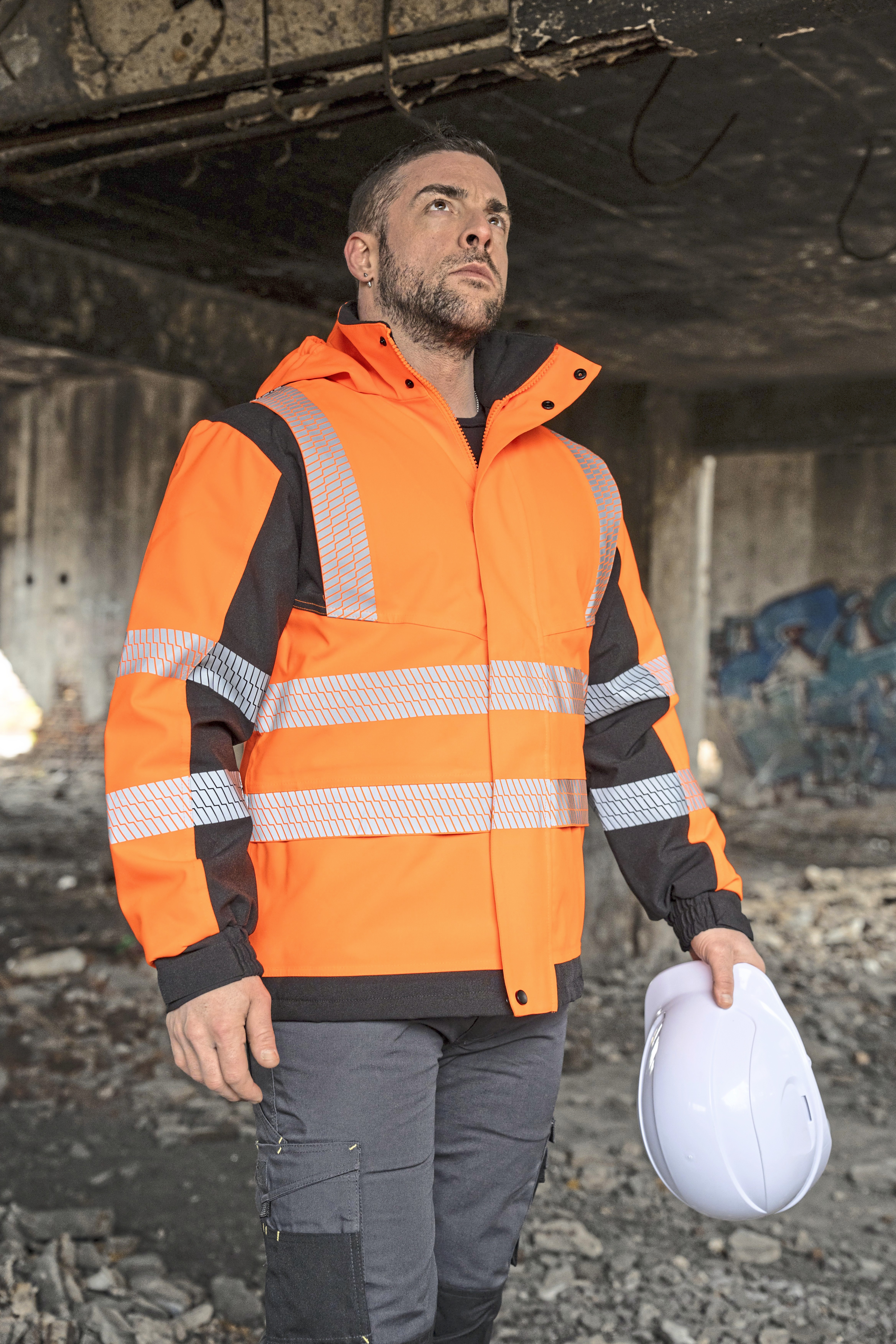 Premium Printable Hi-Vis Softshell Safety Jacket Copenhagen