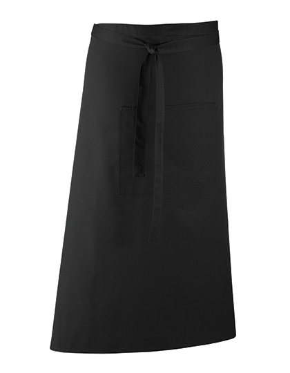 Colours Collection Bar Apron Black (ca. Pantone Black C) 90 x 80 cm