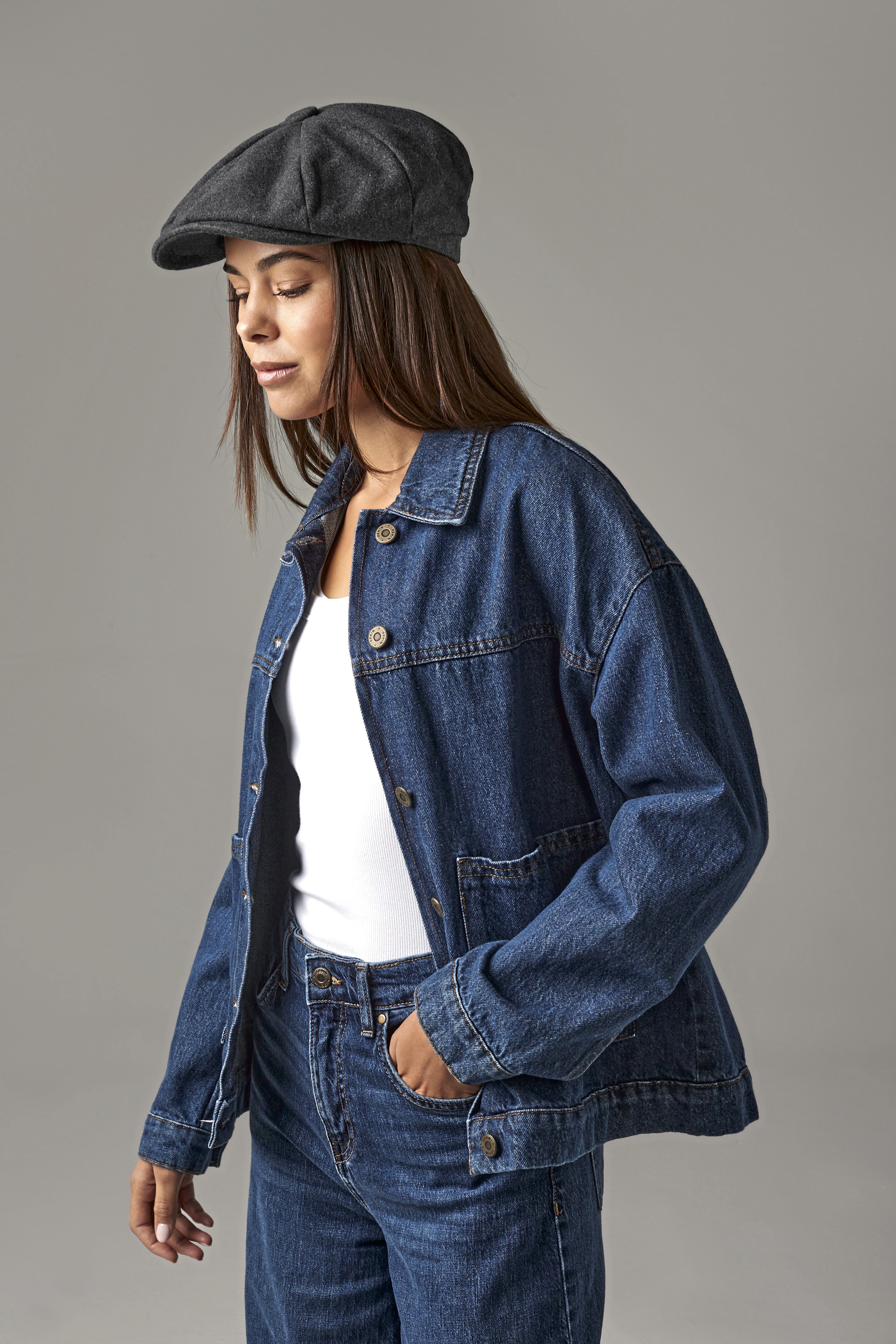 Beechfield Melton Wool Baker Boy Cap