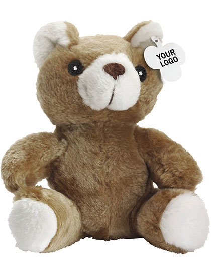 Plüsch-Teddy-Bär Barney Brown 19,5 x 19,5 x 15 cm