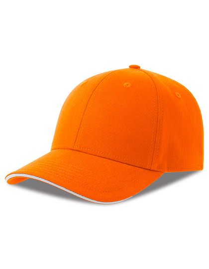 Atlantis Liberty Sandwich-S Cap Orange / White One Size