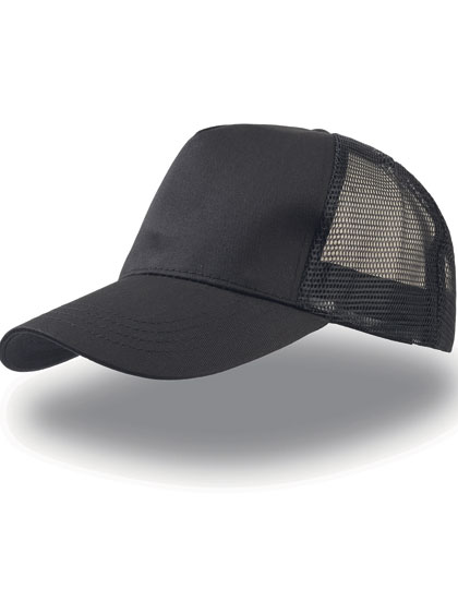 Atlantis Rapper Cotton Cap Black / Black One Size